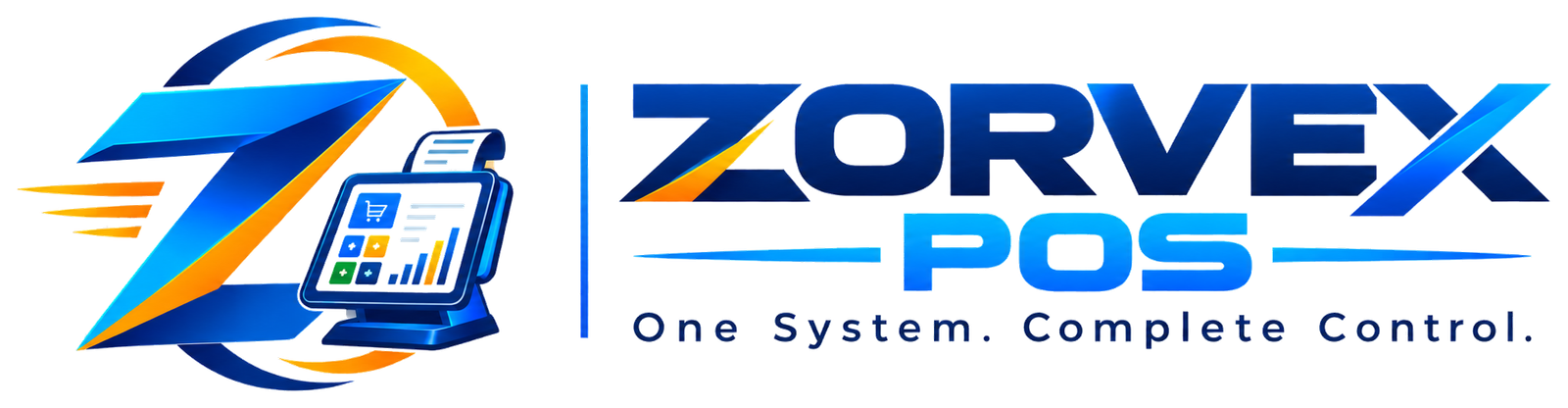 Zorvex POS — One System. Complete Control.